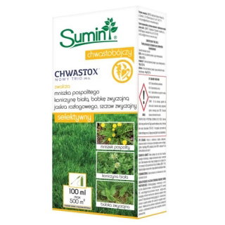 Chwastox Nowy Trio 390 SL - zwalcza chwasty na trawnikach - Sumin - 100 ml