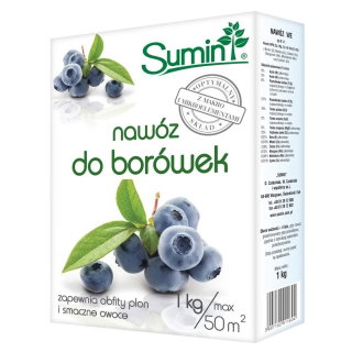 Nawóz do borówki i innych roślin kwasolubnych - Sumin - 1 kg