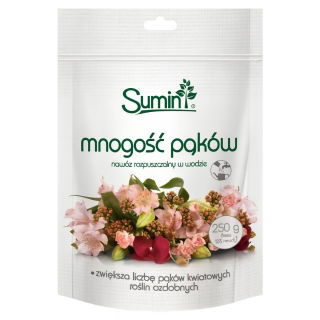 Nawóz rozpuszczalny zwiększający ilość pąków kwiatowych  - Mnogość pąków - Sumin - 250 g