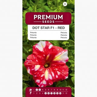 Petunia Dot Star F1 - Red