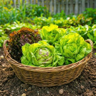 Nasiona sałaty masłowej - zestaw 4 odmian