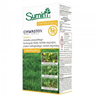 Chwastox Nowy Trio 390 SL - zwalcza chwasty na trawnikach - Sumin - 500 ml