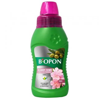Nawóz do oleandrów, oliwek i innych roślin śródziemnomorskich - lepsze kwitnienie i owocowanie - Biopon - 300 ml