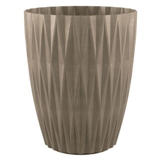 Osłonka okrągła Caro Petit 15 cm - cappuccino