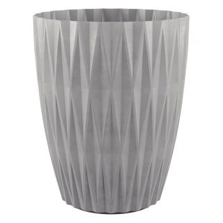 Osłonka okrągła Caro Petit 15 cm - lodowy szary