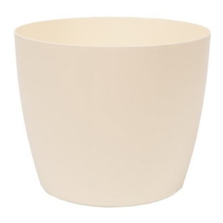 Osłonka okrągła Mati - 15 cm - migdałowa