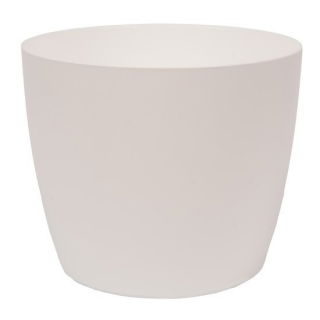 Osłonka okrągła Mati - 19 cm - biała