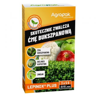 Lepinox Plus - na ćmę bukszpanową - Agropak - 3 x 5 g 