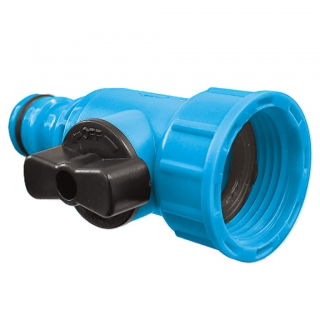 Przyłącze na kran z gwintem wewnętrznym i zaworem BASIC - 3/4" - Cellfast