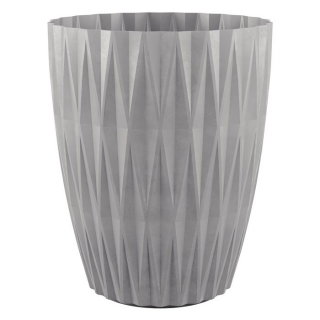 Osłonka okrągła Caro Petit 18 cm - lodowy szary