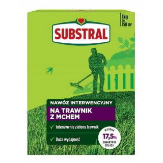 Nawóz interwencyjny do trawników z mchem - działa błyskawicznie - Substral - 1 kg