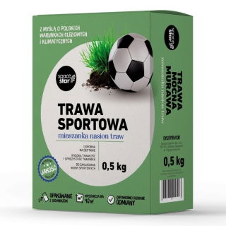 Trawa Sportowa - na miejsca często użytkowane, odporna na deptanie - 0,5 kg