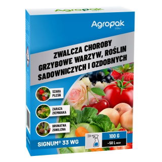 Signum 33 WG - na szarą pleśń, białą plamistość liści, brunatną zgniliznę, zarazę - Agropak - 100 g