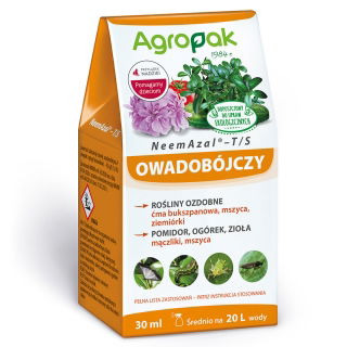 Neemazal T/S - do upraw ekologicznych - zwalcza ziemiórki, mszyce, ćmę bukszpanową - Agropak - 30 ml