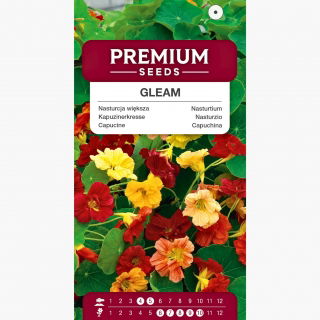 Nasturcja większa pełna Gleam - kolorowa mieszanka