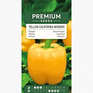 Papryka Yellow California Wonder - żółta, słodka