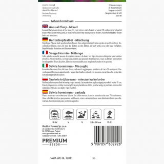 Szałwia trójbarwna - mieszanka kolorów