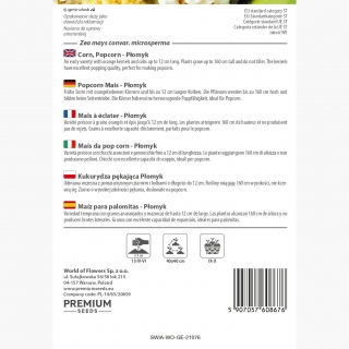 Kukurydza pękająca Płomyk