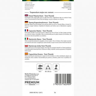 Nasturcja niska Tom Thumb