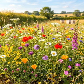 Rośliny miododajne - Mieszanka roślin jednorocznych i wieloletnich na tereny suche - 1 kg