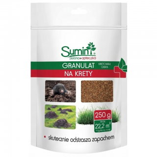 Granulat odstraszający krety do użytku powszechnego - Sumin - 250 g