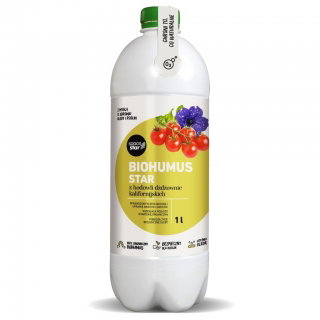 Biohumus Star - 100% ekologiczny i bardzo skuteczny nawóz - 1 litr