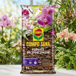 Podłoże do orchidei i storczyków - Compo Sana - 5 litrów - paleta 60 szt.