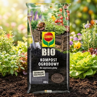 BIO kompost ogrodowy - Compo - 40 litrów - paleta 42 szt.