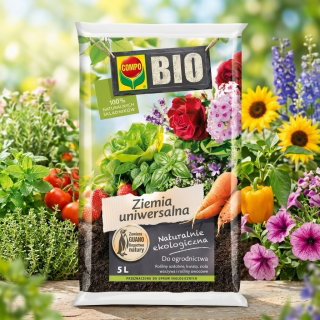 BIO ziemia uniwersalna - Compo - 5 litrów - paleta 140 szt.