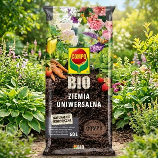 BIO ziemia uniwersalna - Compo - 60 litrów - paleta 42 szt.