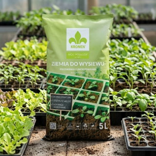 Podłoże do wysiewu i pikowania - Kronen - 5 litrów - paleta 150 szt.