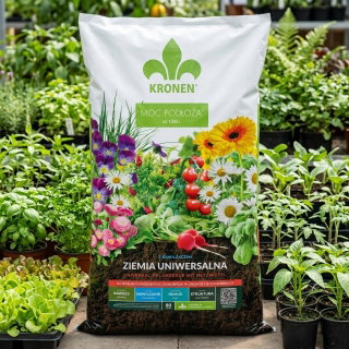 Podłoże uniwersalne z nawilżaczem i ECOFIBREX® - Kronen - 80 litrów - paleta 36 szt.