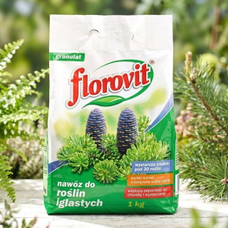 Nawóz do iglaków - zwiększa odporność na choroby i mróz - Florovit - 1 kg