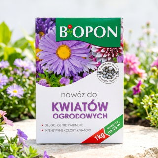 Nawóz do wszelkich kwiatów ogrodowych - Biopon - 1 kg