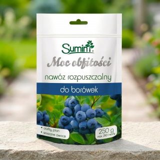 Nawóz rozpuszczalny do borówek - Moc obfitości - Sumin - 250 g