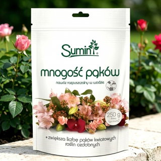 Nawóz rozpuszczalny zwiększający ilość pąków kwiatowych  - Mnogość pąków - Sumin - 250 g