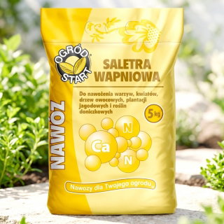 Saletra wapniowa - nawóz azotowo-wapniowy do ogrodu - 5 kg
