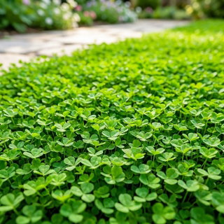 Mikrokoniczyna drobnolistna, profesjonalna biała - doskonała na trawnik,  bardzo niska, odporna na suszę i deptanie - 1 kg