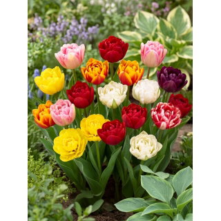 Tulipan pełny mix - Double mix - 5 szt.