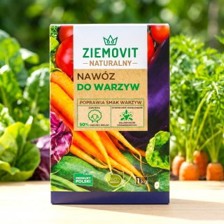 Naturalny nawóz do warzyw - wspomaga wzrost, rozwój, plonowanie i smak warzyw - Ziemovit - 1 kg