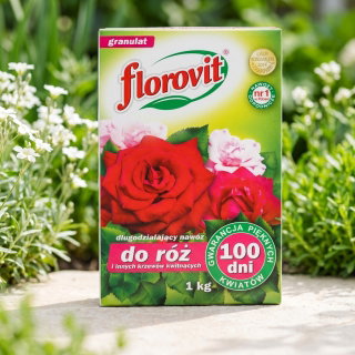 Nawóz 100 dni do róż i innych krzewów kwitnących - Florovit - 1 kg