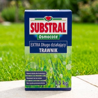 Nawóz EXTRA długo działający do trawnika Osmocote - Substral - 1,5 kg