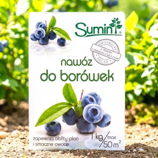Nawóz do borówki i innych roślin kwasolubnych - Sumin - 1 kg