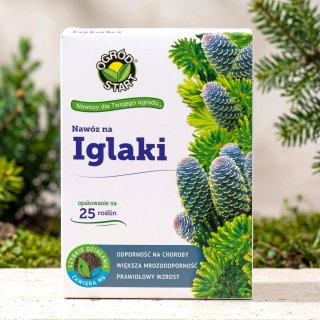 Nawóz do drzew i krzewów iglastych - wieloskładnikowy i kompleksowy - Ogród-Start - 1 kg
