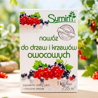 Nawóz do drzew i krzewów owocowych - zwiększa plony - Sumin - 1 kg
