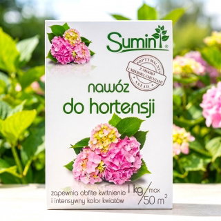 Nawóz do hortensji - wszystkie rodzaje, długotrwałe kwitnienie - Sumin - 1 kg
