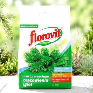 Nawóz do iglaków przeciwko brązowieniu igieł - Florovit - 1 kg