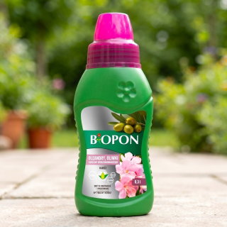 Nawóz do oleandrów, oliwek i innych roślin śródziemnomorskich - lepsze kwitnienie i owocowanie - Biopon - 300 ml