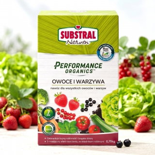 Nawóz do owoców i warzyw - Performance Organics - 100% Naturalny - Substral - 0,75 kg