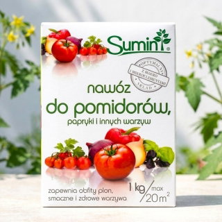 Nawóz do pomidorów, papryki i innych warzyw - smaczne i zdrowe plony - Sumin - 1 kg